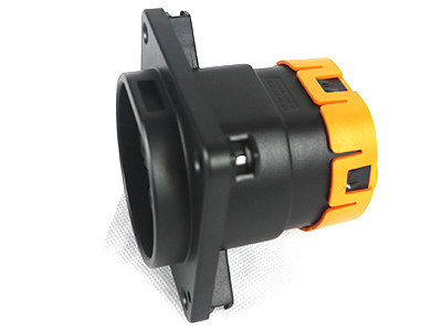 國(guó)標(biāo)直流插座前安裝自帶螺母